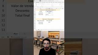 Cálculo de Porcentagem no Excel  shorts excel [upl. by Marmaduke2]