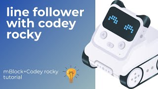 Line follower with Codey Rocky [upl. by Ofella]