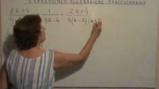 Expresiones Algebraicas Fraccionarias Sumamp4 [upl. by Dimphia719]