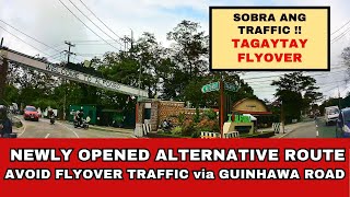 NEWLY OPENED Alternative route to Avoid Tagaytay Flyover Traffic [upl. by Atinal]