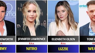 Celebrities And Their LesserKnown Nicknames [upl. by Eiddam]