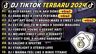 DJ TIKTOK TERBARU 2024  DJ AYO SAYANG CULIK AKU DONG 🎵 DJ BARA BERE X APT APT  FULL ALBUM VIRAL [upl. by Orv]