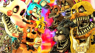 SFM FNaF Nightmare VR vs Toys [upl. by Gobert]