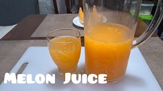 Melon Cantaloupe Juice  Jon amp Memeh [upl. by Loats217]