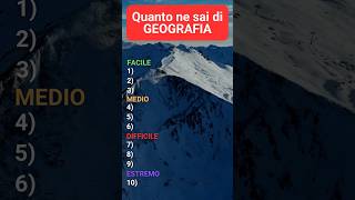 Quiz Geografia Italiana [upl. by Flossy]