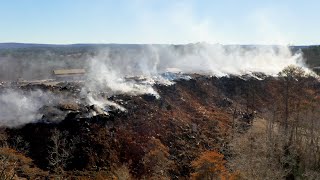 Astonishing Drone Footage of the Moody Landfill Fire [upl. by Theresina]