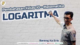 Kelas 10 SMA  Matematika  Logaritma  Bimbel Tridaya Online [upl. by Ilaw]