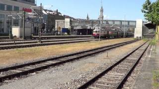 Bahnverkehr am 090614  „Swiss Classic Train auf Pfingstreisequot [upl. by Naro621]