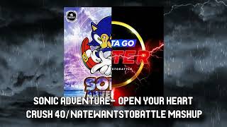 Sonic Adventure Open Your Heart Original VS NateWantsToBattle Mashup [upl. by Dom709]