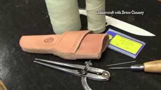 Hand Sewing Leather Tools Thread and Needles to Sew Leathercraft and Leatherworking Projects [upl. by Valley]