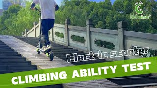 Vchains V10S electricscooter climb test [upl. by Elka107]