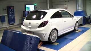 OPEL CORSA OPC BANCO PROVA  Dyno Test Rotronics by Biesse Racing [upl. by Gnav]