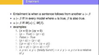 knowledge base agents logical and a bit of entailment [upl. by Durst]