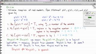 Discrete Math 1  Tutorial 38  Quantifiers Example [upl. by Assillam]