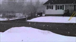 Late April Snow in Kapuskasing Ontario 2012 [upl. by Rowena104]