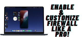 How to Enable amp Customize Firewall in macOS Sequoia 15 on Mac [upl. by Adelind360]