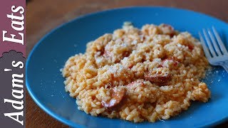 Chorizo amp roasted pepper risotto  How to make a risotto [upl. by Erik]