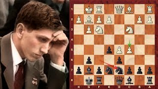 Chess Legend Bobby Fischer plays his favourite Kings Indian Defence against Viktor Korchnoi [upl. by Heimer163]