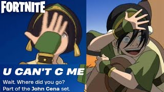 Toph Beifong COMBOS Fortnite x Avatar Elements Battle Royale [upl. by Clarkson]