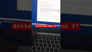 Avita laptop direct boot device select avitalaptop avitabooting [upl. by Renzo]