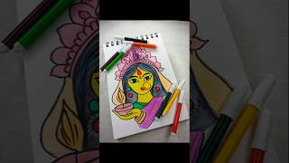 Durga Maa shorts drawing [upl. by Ajet341]