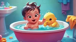 Bath Time Fun Splash and Play with Bubbles Galore [upl. by Eadith547]