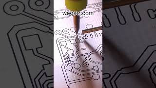 PCB making at home  wegstr cnc pcb homemade pcb making pcb prototyping [upl. by Gayelord]