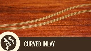 How To Make Curved Inlay [upl. by Bronny489]