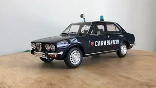 438 ALFA ROMEO ALFETTA 18 DEL 1975 quotSCUDO LARGOquot ALLESTIMENTO CARABINIERI 13042023 [upl. by Resarf]