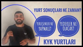 KYK YURT SONUÇLARI NE ZAMAN AÇIKLANACAK YURT KAZANLAR NE YAPMALIYEDEK ADAYLAR BAŞVURU YAPACAK MI [upl. by Norven]