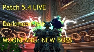 Moonfang New Darkmoon Faire Boss   WoW Patch 54 LIVE [upl. by Ecnarrot]