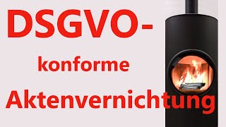 DSGVO Datenschutzkonforme Aktenvernichtung in der Müllverbrennungsanlage Bärstadt [upl. by Angelis]