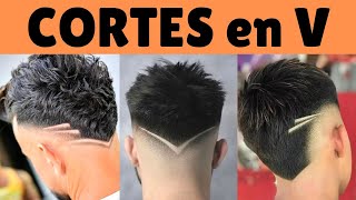 CORTE DE PELO MODERNOS PARA HOMBRES 2023 DESVANECIDOS EN V TAPER FADE [upl. by Dailey314]