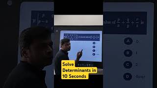 Solve Determinants in 10 Seconds mathstricks mathskills mathsshorts [upl. by Kimball]