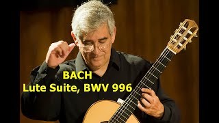 Allemande from Lute Suite BWV 996 J S Bach Edson Lopes [upl. by Orimisac144]