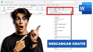 Descargar las Normas APA 7ma edición en Word GRATIS Citas y Referencias Automáticas [upl. by Hesler132]