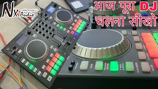 DJ Player कैसे चलता है Laptop के साथ Nx Audio का DJ Media 5000MK2 Controller [upl. by Haidedej]