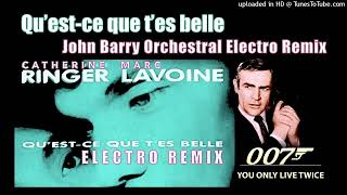 Mashup Questce que tes belle  John Barry Orchestral Catherine Ringer Marc Lavoine Electro Remix [upl. by Enirahtak]