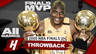 Shaquille ONeal 1st Championship Full Series Highlights vs Pacers 2000 NBA Finals  FINALS MVP HD [upl. by Norod930]