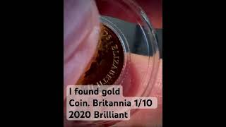 😱I accidentally found a gold coin 110 Britannia Goldisonarise investingold Preciousmetals [upl. by Corbet]