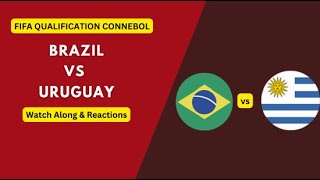 Live Brazil vs Uruguay Watch Along amp RealTime Reactions [upl. by Eduardo]