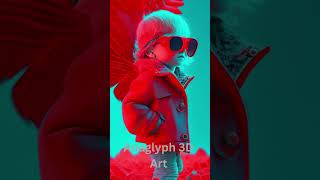 Beyond Dimensions Anaglyph 3D Art Awakened by AI  Anaglyph 3D Art [upl. by Weitzman587]