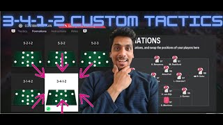 Bored of same old meta tactics Try this out EA FC24 3412 custom formation and tactics for some fun [upl. by Aara]