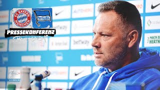 Pressekonferenz vor Bayern  Hertha BSC [upl. by Ehsom540]