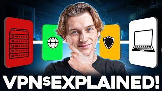 How Does a VPN Work  VPNs Explained For Beginners amp Why You NEED One Right Now [upl. by Newbill748]