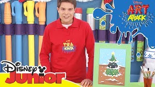 Art Attack Bastelclip 20  Bilder mit Schnee  Disney Junior [upl. by Reeves]