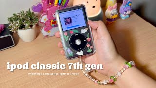 ☁️ unbox with me iPod Classic 7th Gen in 2023 🖤 [upl. by Attaynek666]