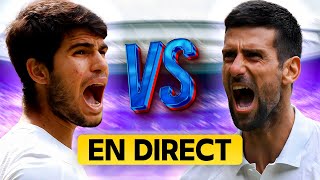 🔴 LIVE Wimbledon  La Finale DJOKOVIC  ALCARAZ commentée EN DIRECT [upl. by Yaja643]