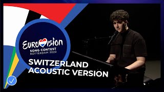 Gjons Tears  Répondezmoi  Switzerland 🇨🇭  Acoustic Version [upl. by Sinnod]