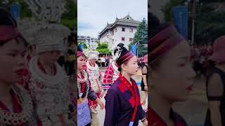 Guizhou Miao Lusheng Dance hmong tradition dance [upl. by Ynamreg]